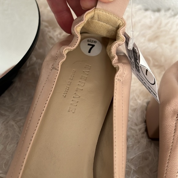 Everlane Italian Leather The Day Heel Pale Pink - Picture 3 of 16